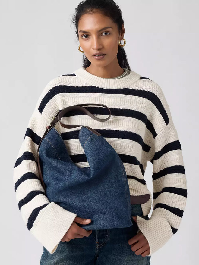 levi's® women's medium heritage bag 005DN0001OS- Dark Indigo  – Levi's Hong Kong