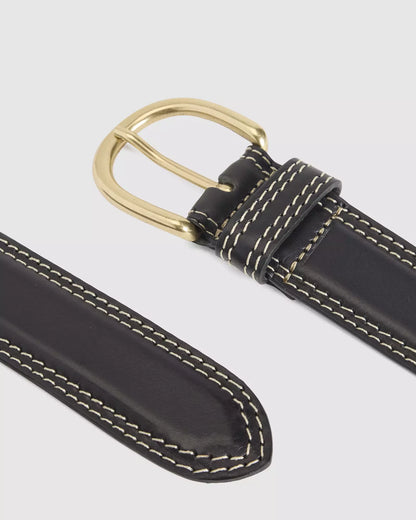 Levi's® Olivia Classic Feather Edge 經典羽邊皮帶 | 女裝  