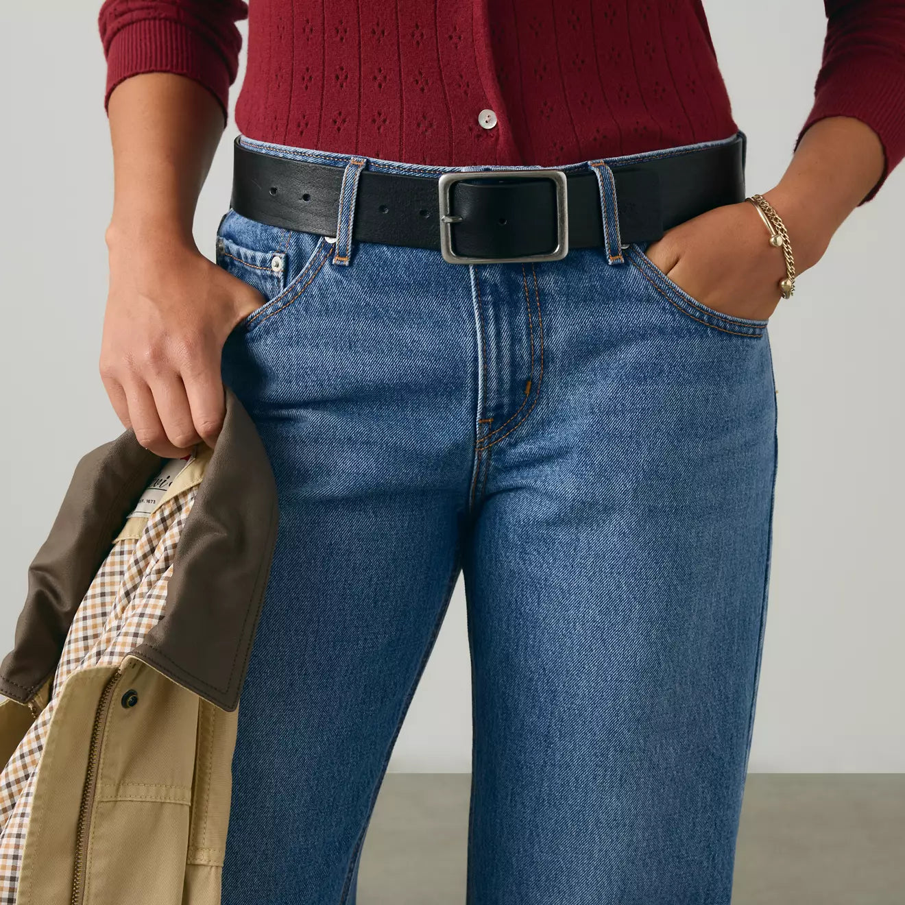 levi's® noe wide 寬版皮帶 | 女裝   007ZQ000075- Multicolor – Levi's 香港