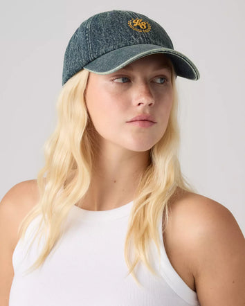 levi's® women's varsity baseball cap 0080U0004OS- Dark Indigo  – Levi's Hong Kong