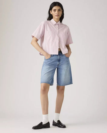 levi's® women's baggy dad jorts 000MJ000423- Medium Indigo  – Levi's Hong Kong
