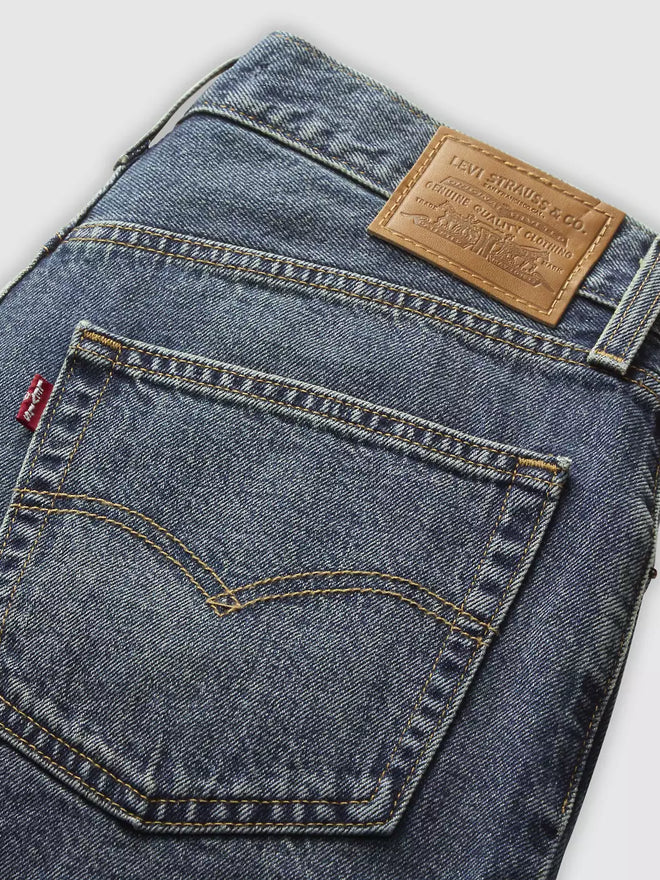 levi's® women's baggy dad jorts 000MJ000825- Dark Indigo  – Levi's Hong Kong