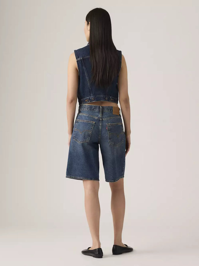 levi's® women's baggy dad jorts 000MJ000825- Dark Indigo  – Levi's Hong Kong