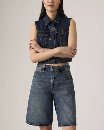 levi's® women's baggy dad jorts 000MJ000824- Dark Indigo  – Levi's Hong Kong