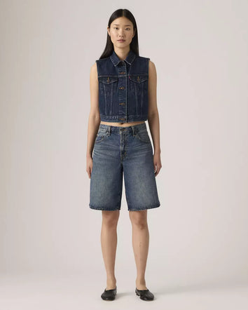 levi's® women's baggy dad jorts 000MJ000824- Dark Indigo  – Levi's Hong Kong