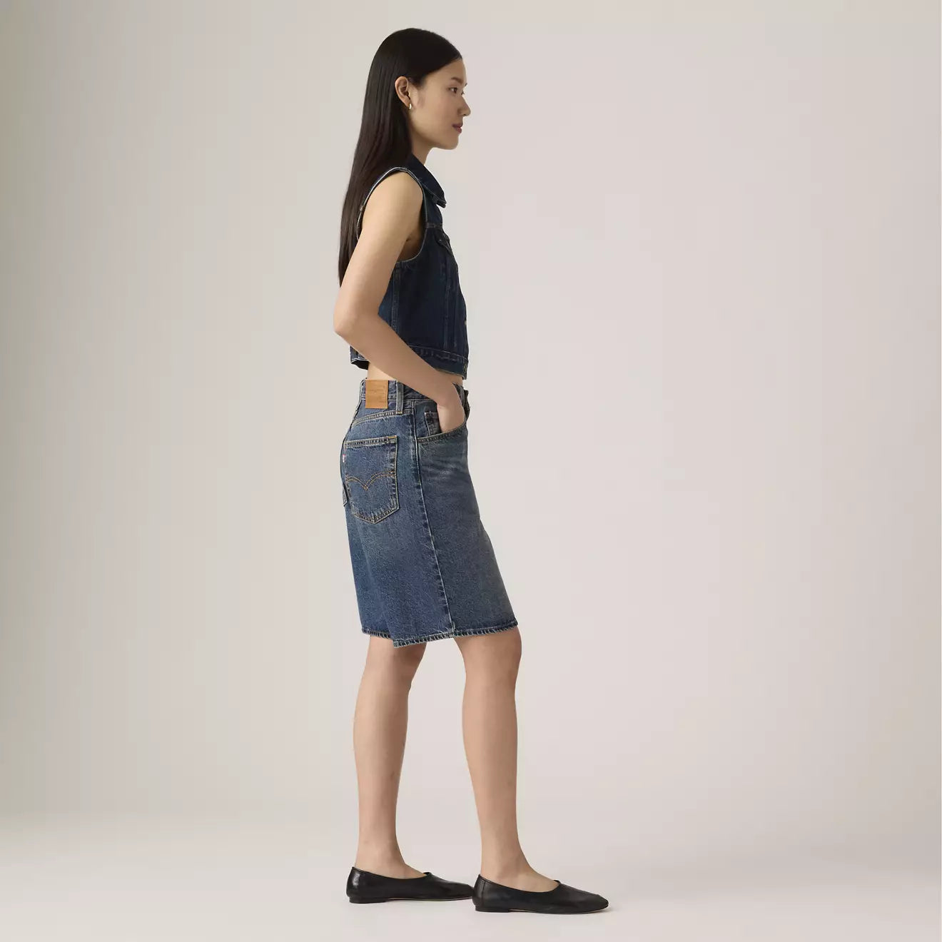 levi's® women's baggy dad jorts 000MJ000825- Dark Indigo – Levi's Hong Kong