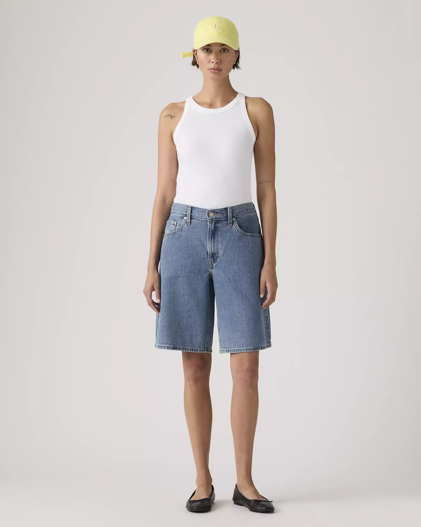Levi's® Women's Baggy Dad 寬鬆老爹牛仔短褲 | 女裝  