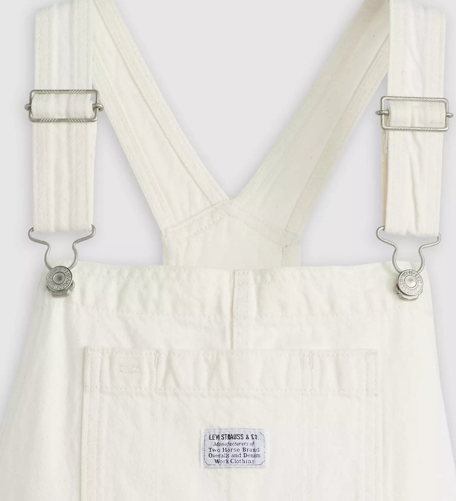 levi's® women's utility 工裝連身短褲 | 女裝   001UY0007XXS- White – Levi's 香港