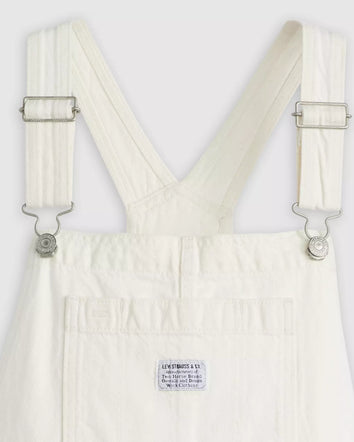 levi's® women's utility shortalls 001UY0007XXS- White  – Levi's Hong Kong