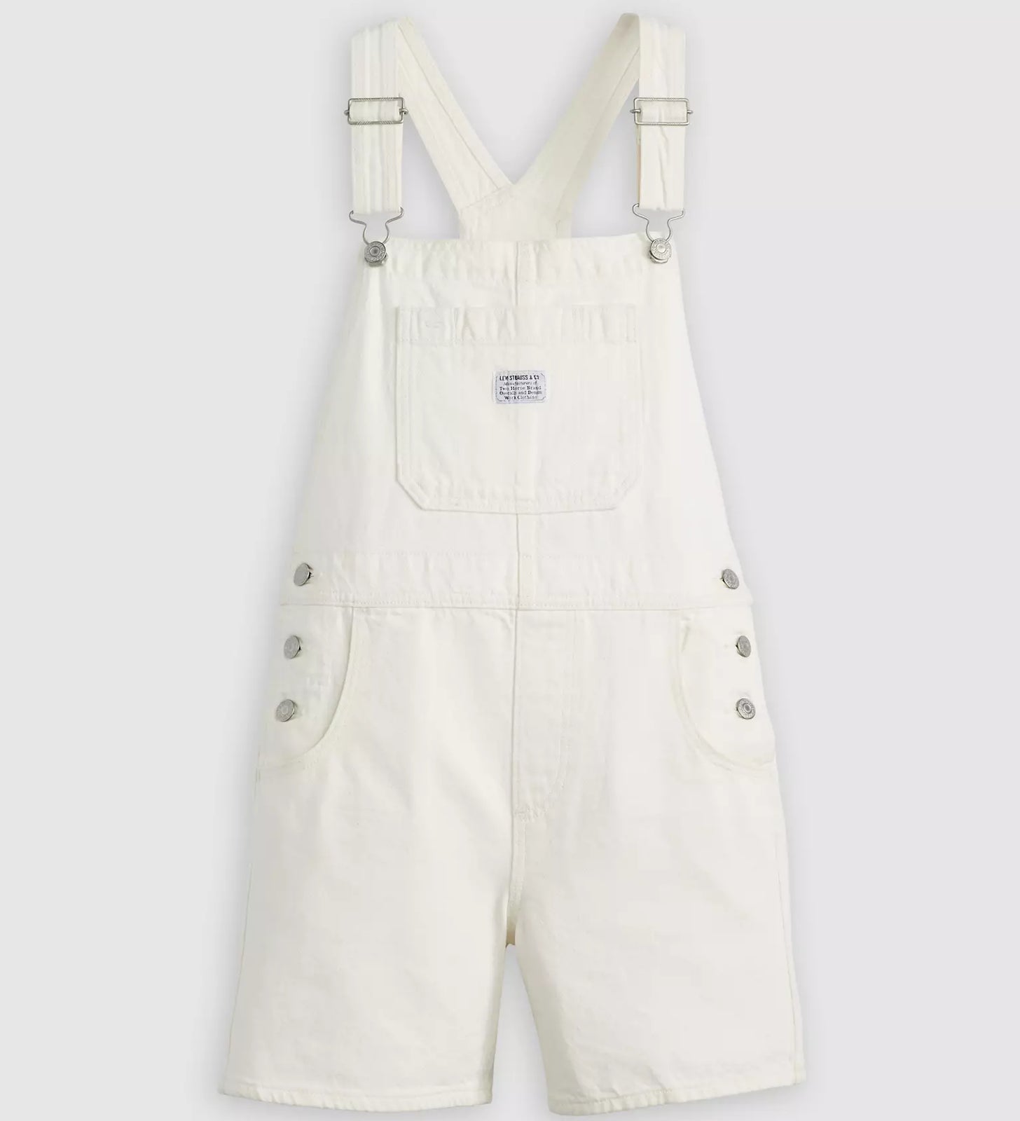 levi's® women's utility 工裝連身短褲 | 女裝   001UY0007XXS- White – Levi's 香港