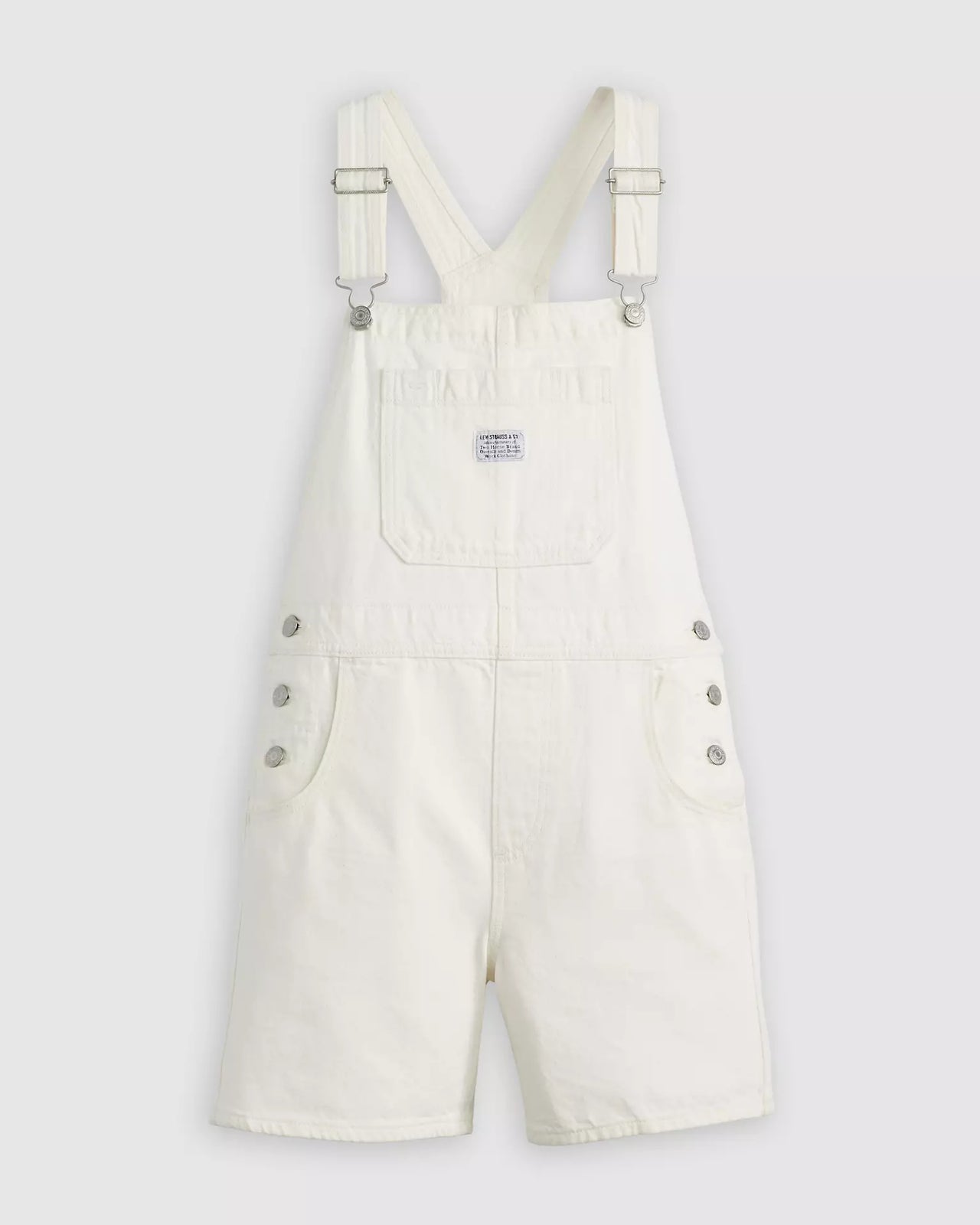 levi's® women's utility shortalls 001UY0007XXS- White – Levi's Hong Kong