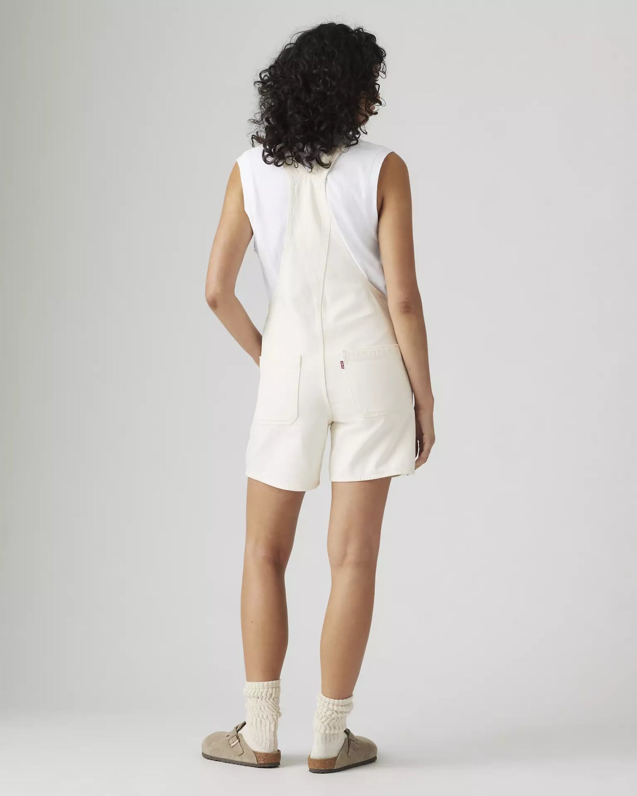 levi's® women's utility shortalls 001UY0007XXS- White – Levi's Hong Kong
