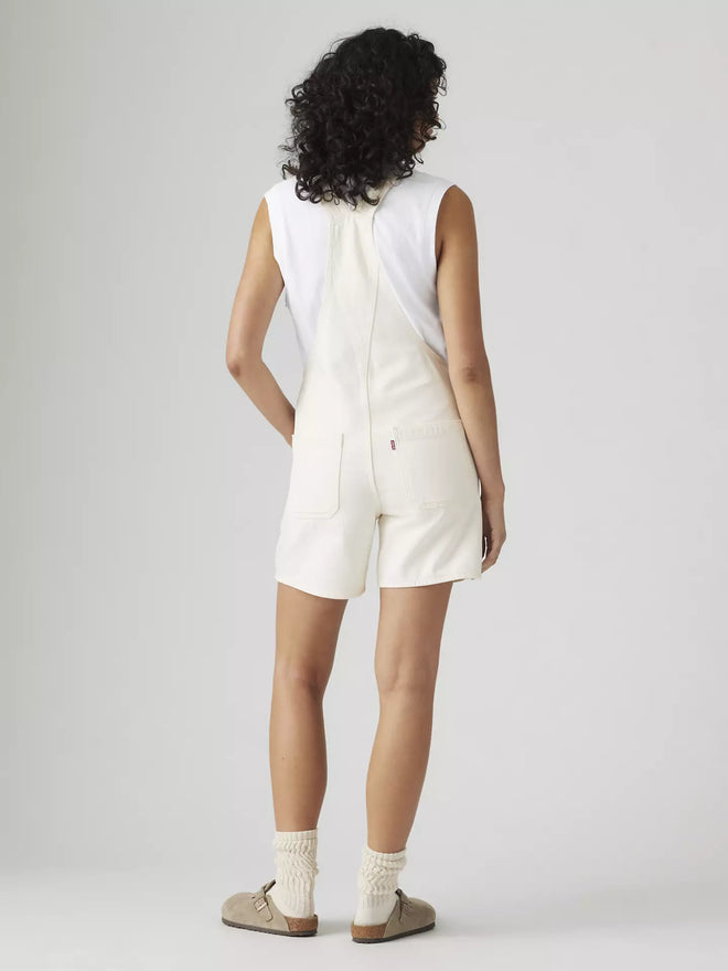 levi's® women's utility shortalls 001UY0007XXS- White  – Levi's Hong Kong