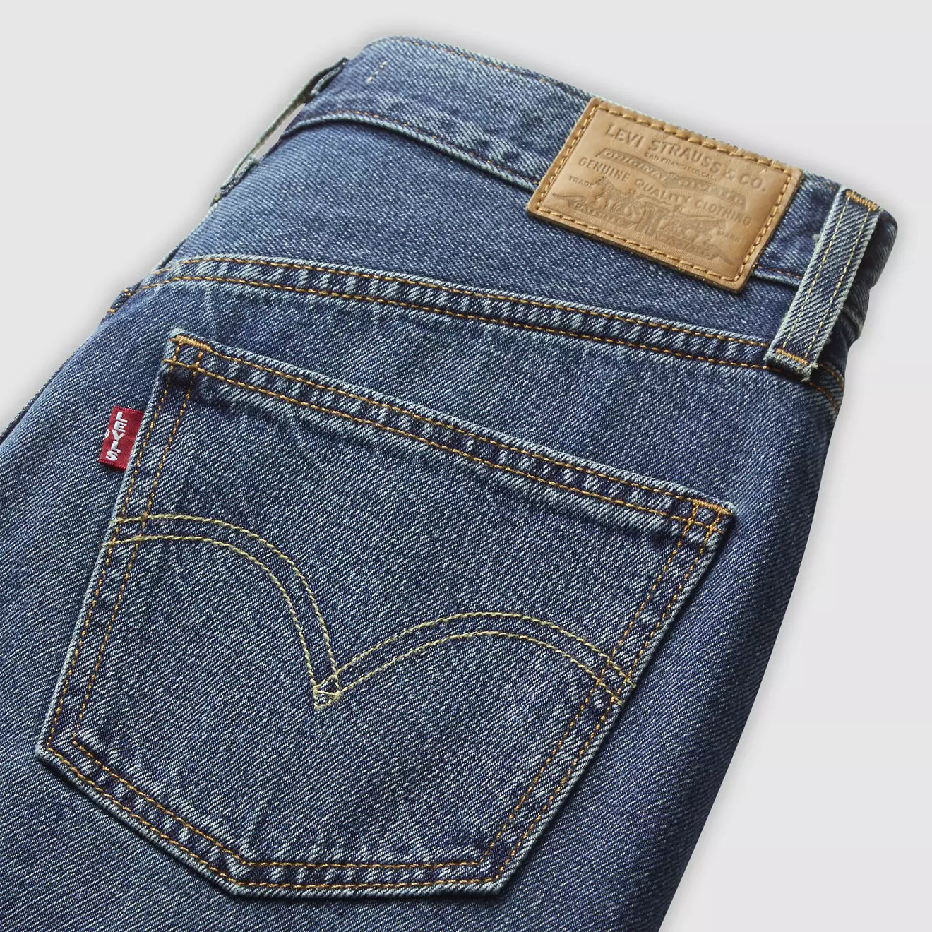 levi's® high-rise back slit 裙 | 女裝 001VH000625- Medium Indigo – Levi's 香港