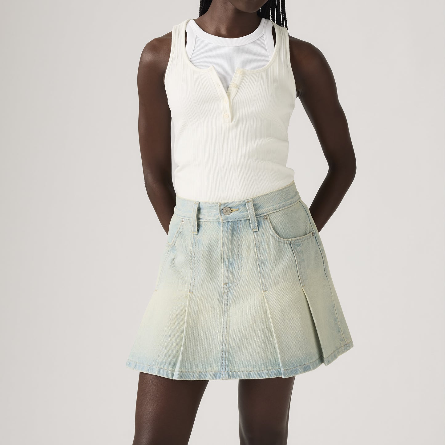 Levi's® Women's Pleated Mini Skirt