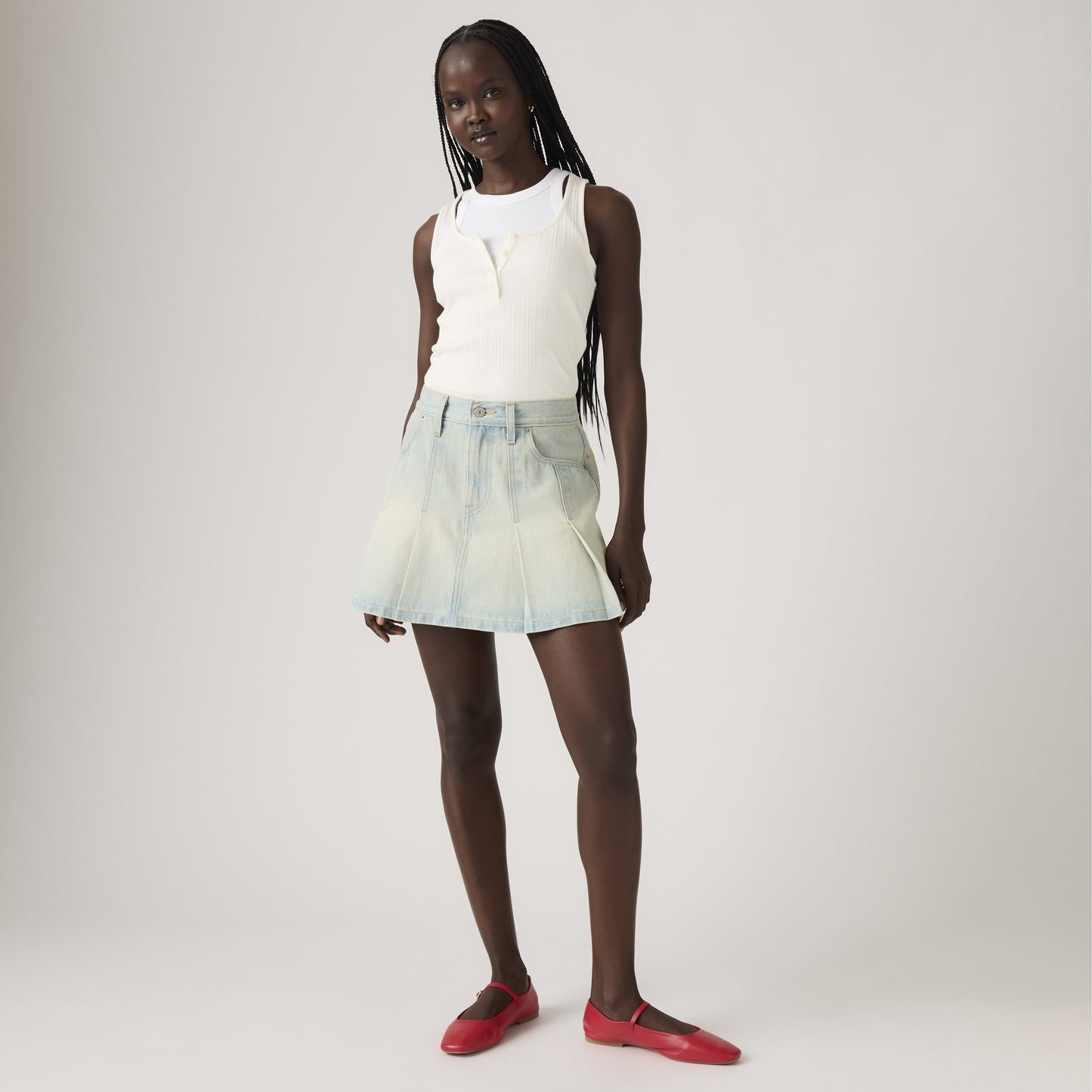 Levi's® Women's Pleated Mini Skirt