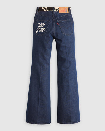 levi's® x toy story 女士肋骨喇叭牛仔褲 | 女裝 0034I00002432 Dark Indigo  – Levi's 香港