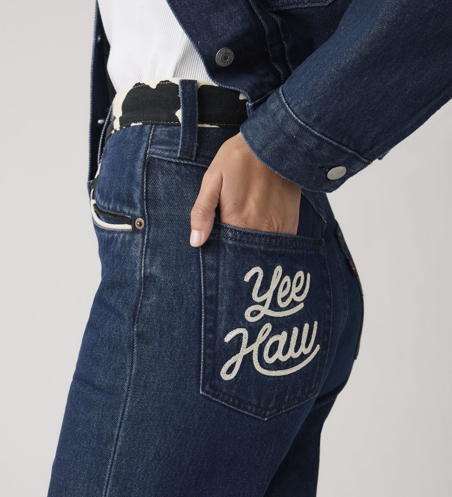 levi's® x toy story women's ribcage bell jeans 0034I00002332 Dark Indigo – Levi's Hong Kong