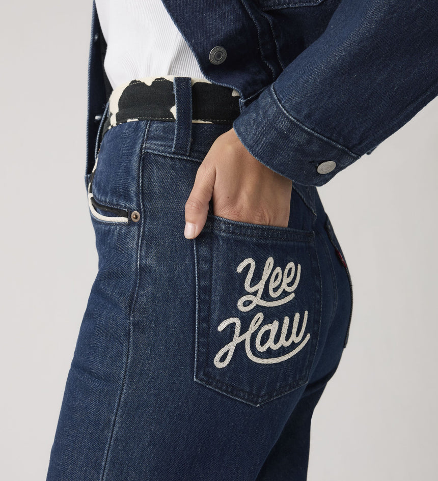 levi's® x toy story women's ribcage bell jeans 0034I00002432 Dark Indigo – Levi's Hong Kong