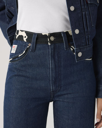 levi's® x toy story 女士肋骨喇叭牛仔褲 | 女裝 0034I00002432 Dark Indigo  – Levi's 香港