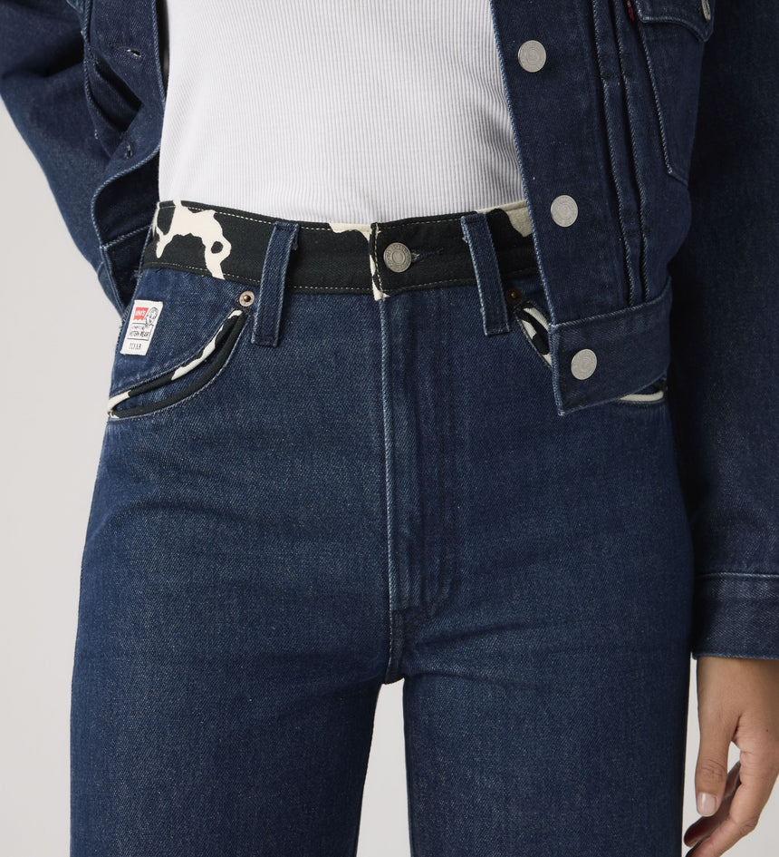 levi's® x toy story women's ribcage bell jeans 0034I00002432 Dark Indigo – Levi's Hong Kong