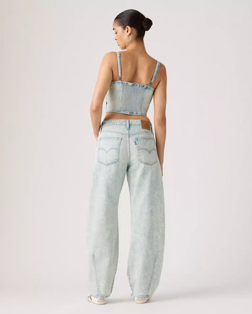 levi's® baggy dad barrel 牛仔褲 | 女裝 0039A00172430 Light Indigo  – Levi's 香港