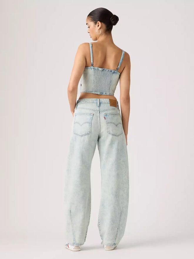 levi's® women's baggy dad barrel jeans 0039A00172430 Light Indigo  – Levi's Hong Kong