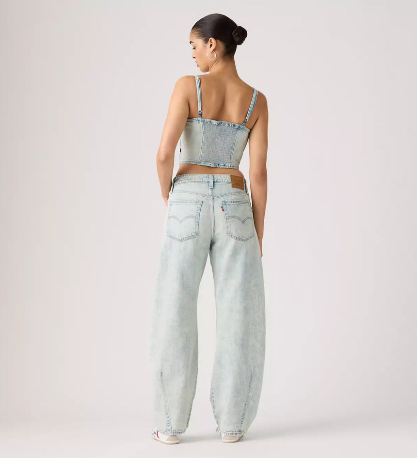 levi's® baggy dad barrel 牛仔褲 | 女裝 0039A00172430 Light Indigo – Levi's 香港