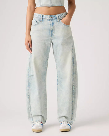 levi's® baggy dad barrel 牛仔褲 | 女裝 0039A00172430 Light Indigo  – Levi's 香港