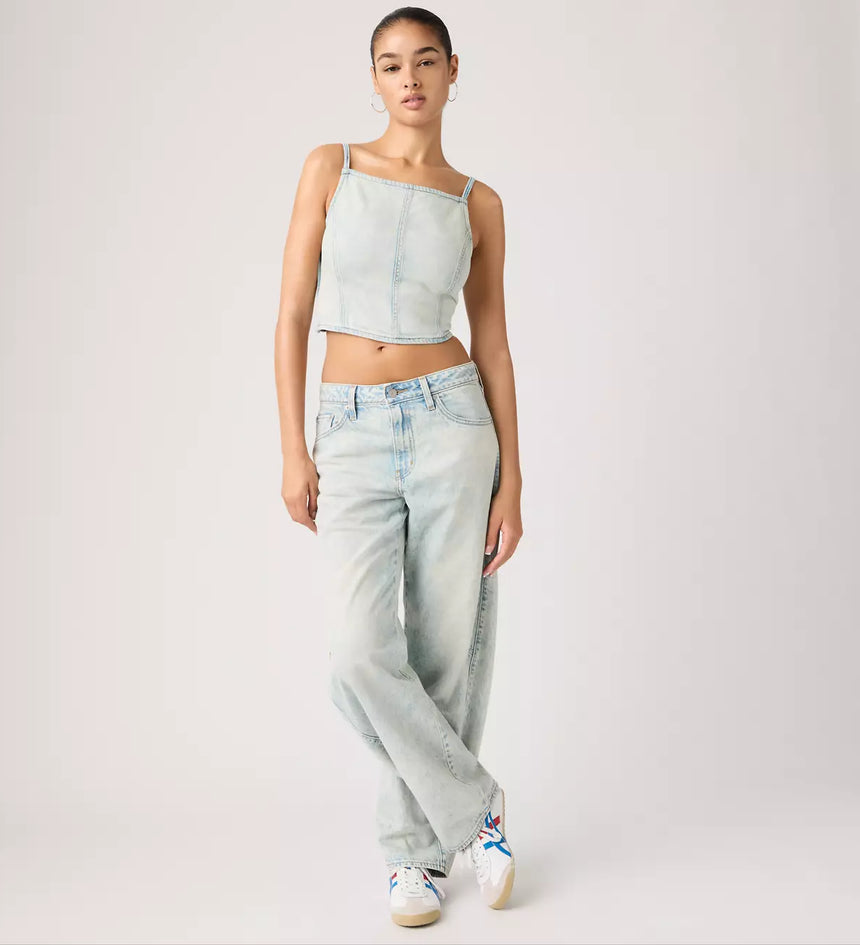 levi's® baggy dad barrel 牛仔褲 | 女裝 0039A00172430 Light Indigo – Levi's 香港