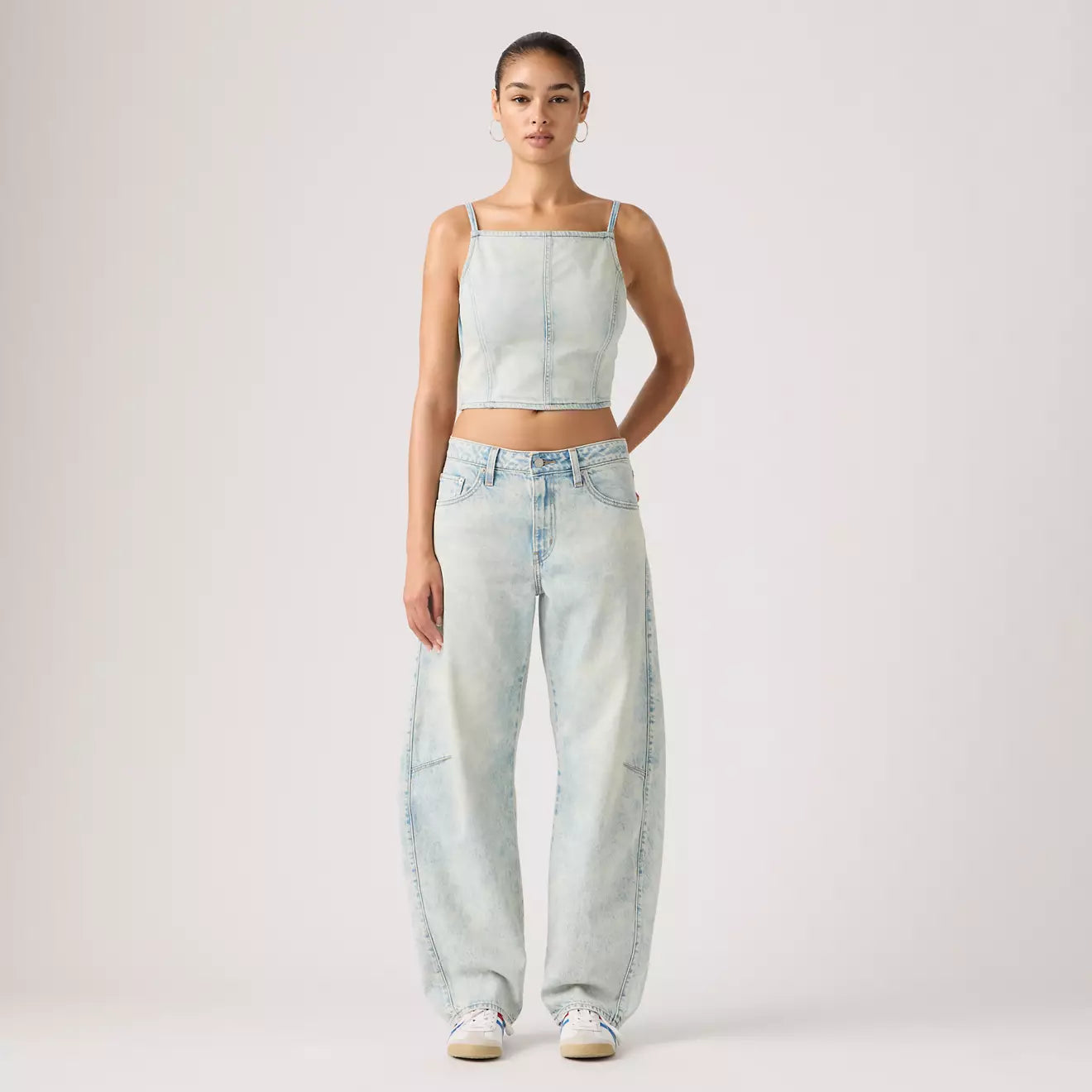 levi's® women's baggy dad barrel jeans 0039A00172430 Light Indigo – Levi's Hong Kong