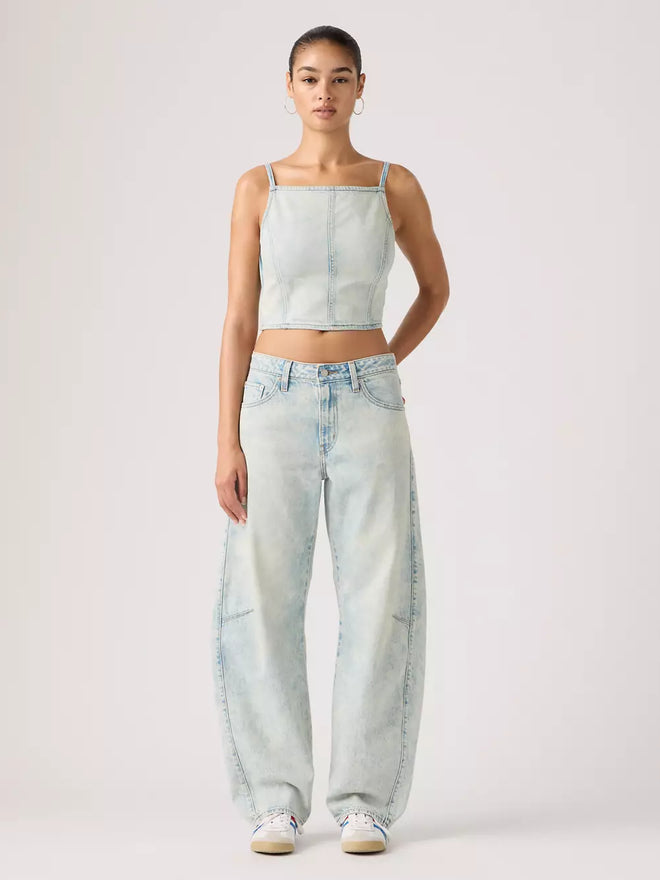 levi's® women's baggy dad barrel jeans 0039A00172430 Light Indigo  – Levi's Hong Kong