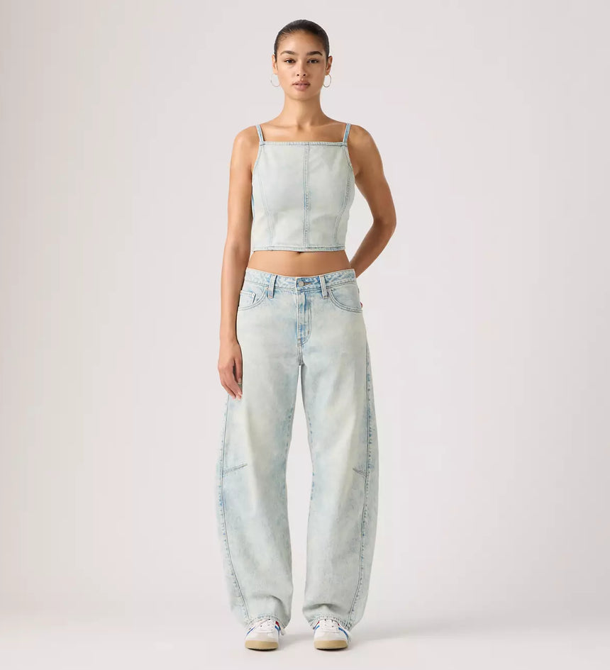 levi's® baggy dad barrel 牛仔褲 | 女裝 0039A00172430 Light Indigo – Levi's 香港