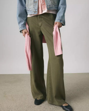 levi's® 寬鬆工裝 tencel™ 長褲 | 女裝 003IN00042328 Green  – Levi's 香港