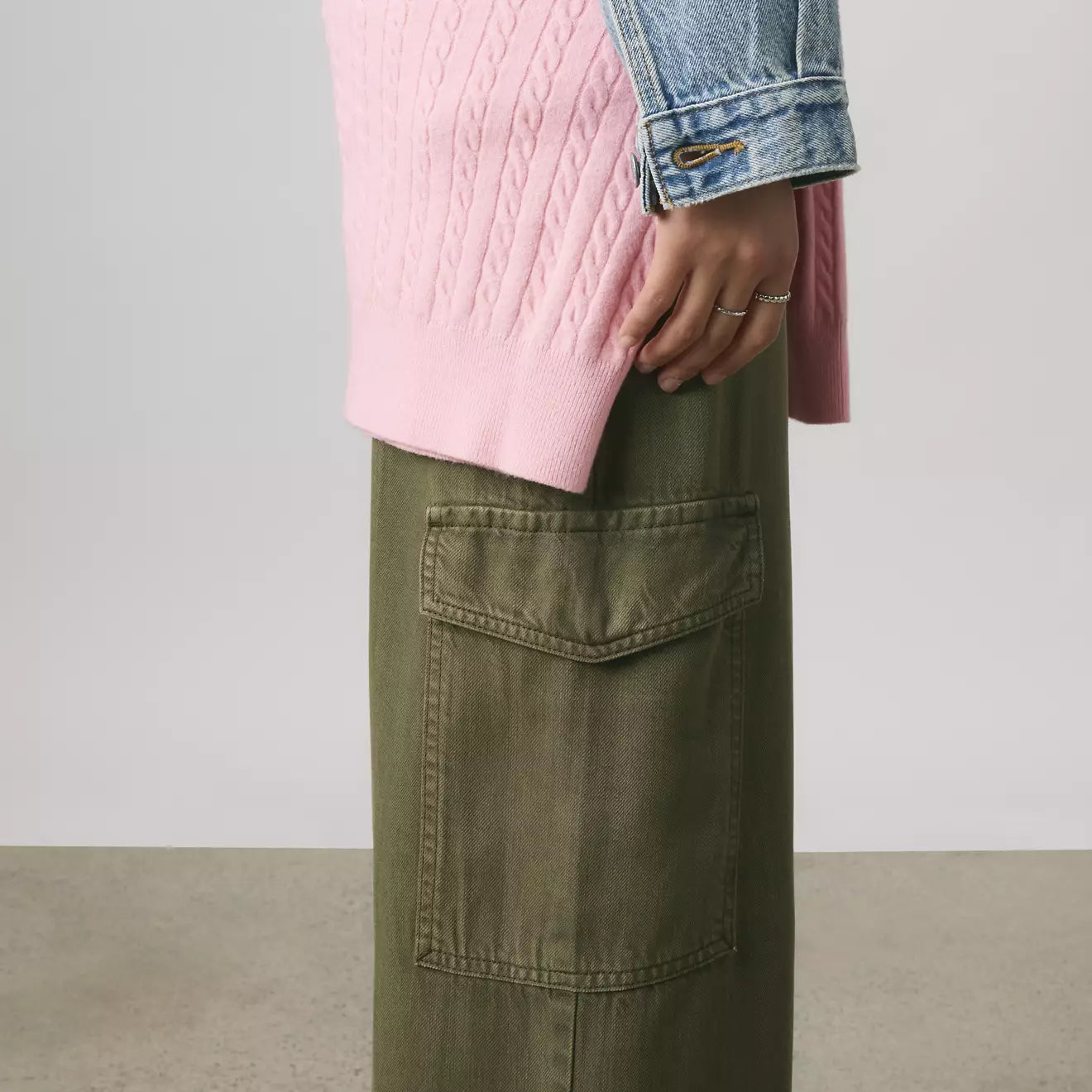 levi's® 寬鬆工裝 tencel™ 長褲 | 女裝 003IN00042328 Green – Levi's 香港