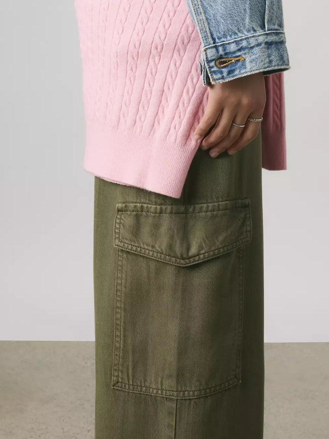 levi's® 寬鬆工裝 tencel™ 長褲 | 女裝 003IN00042328 Green  – Levi's 香港