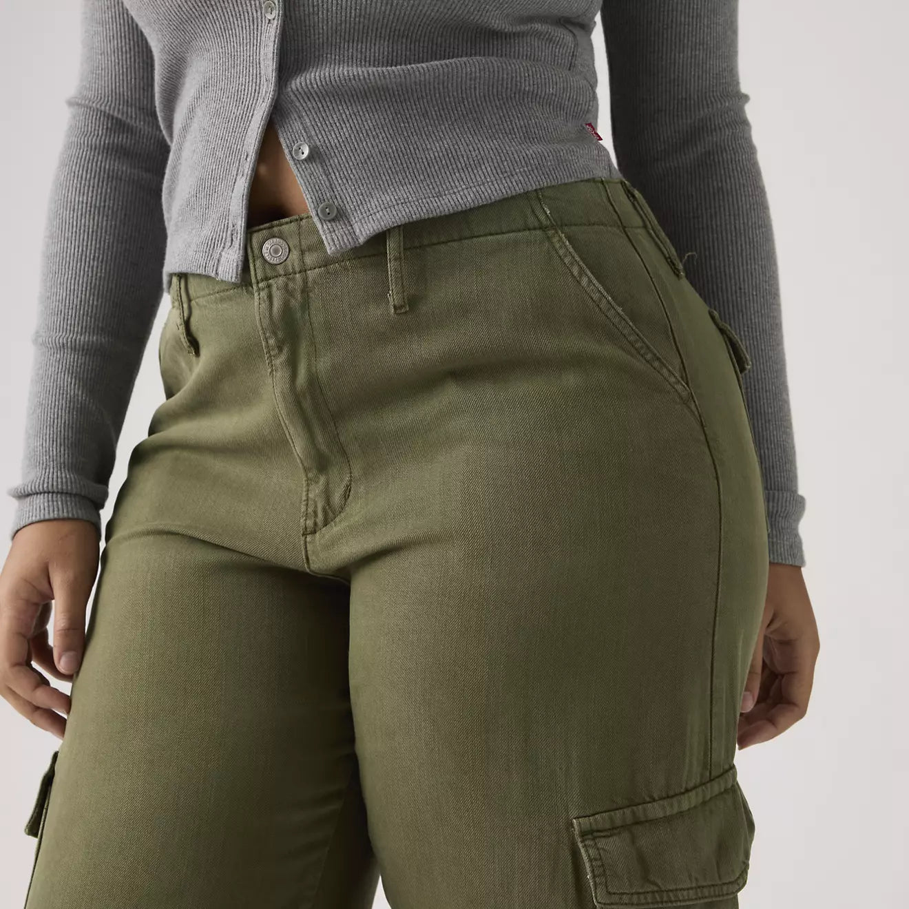 levi's® 寬鬆工裝 tencel™ 長褲 | 女裝 003IN00042328 Green – Levi's 香港