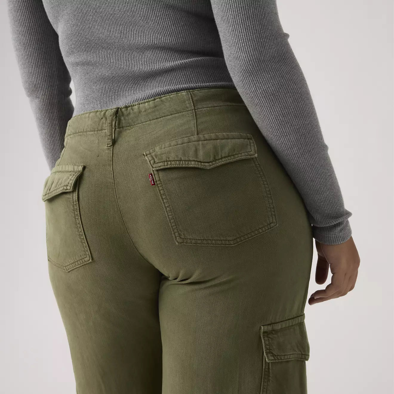 levi's® 寬鬆工裝 tencel™ 長褲 | 女裝 003IN00042328 Green – Levi's 香港