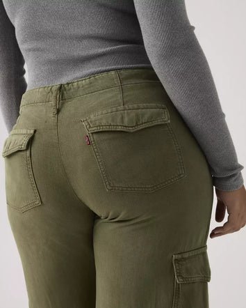 levi's® 寬鬆工裝 tencel™ 長褲 | 女裝 003IN00042328 Green  – Levi's 香港