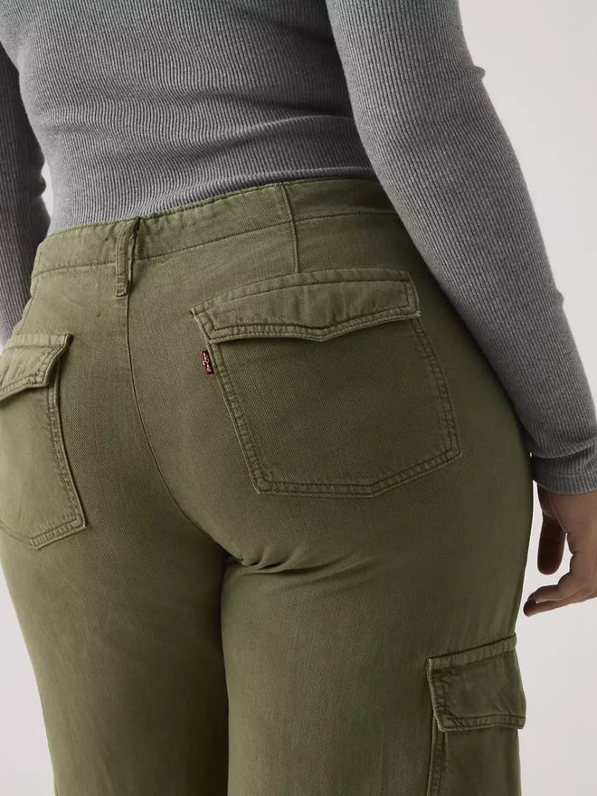 levi's® 寬鬆工裝 tencel™ 長褲 | 女裝 003IN00042328 Green  – Levi's 香港