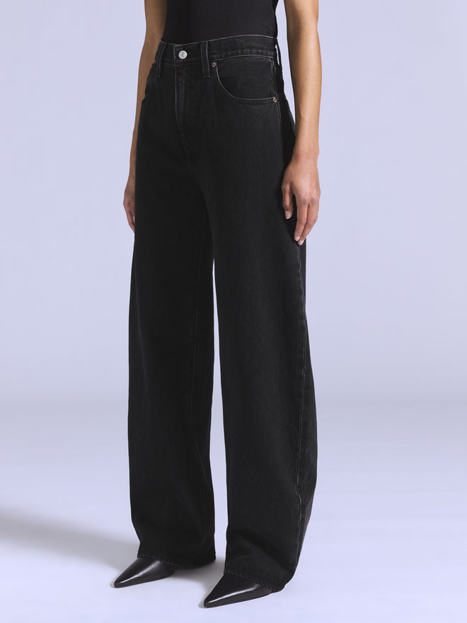 levi’s® blue tab™ drop barrel 錐型牛仔褲 |女裝 003J400012431 Dark Indigo  – Levi's 香港