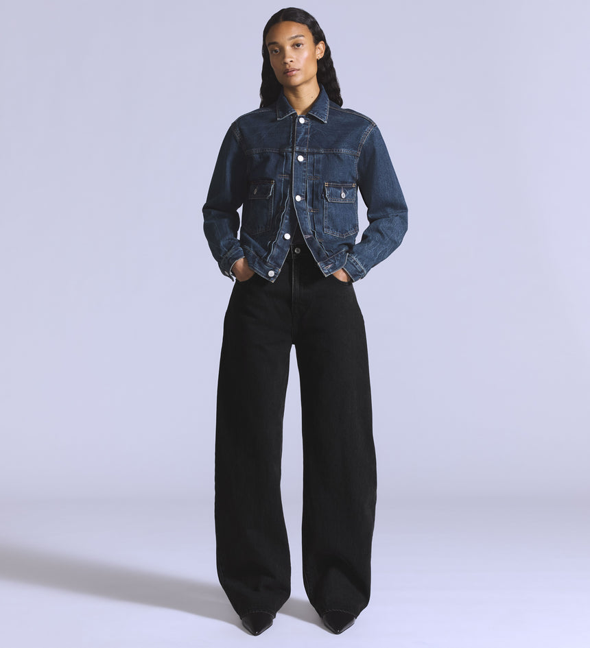 levi’s® blue tab™ womens drop barrel jeans 003J400012431 Dark Indigo – Levi's Hong Kong