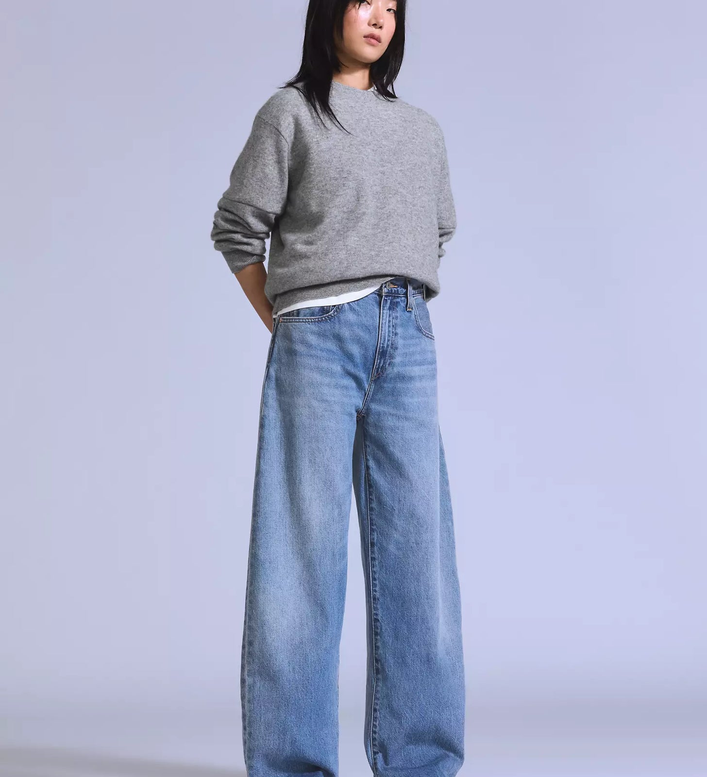 levi's® blue tab™ drop barrel 牛仔褲 | 女裝 003J400052429 Blue – Levi's 香港