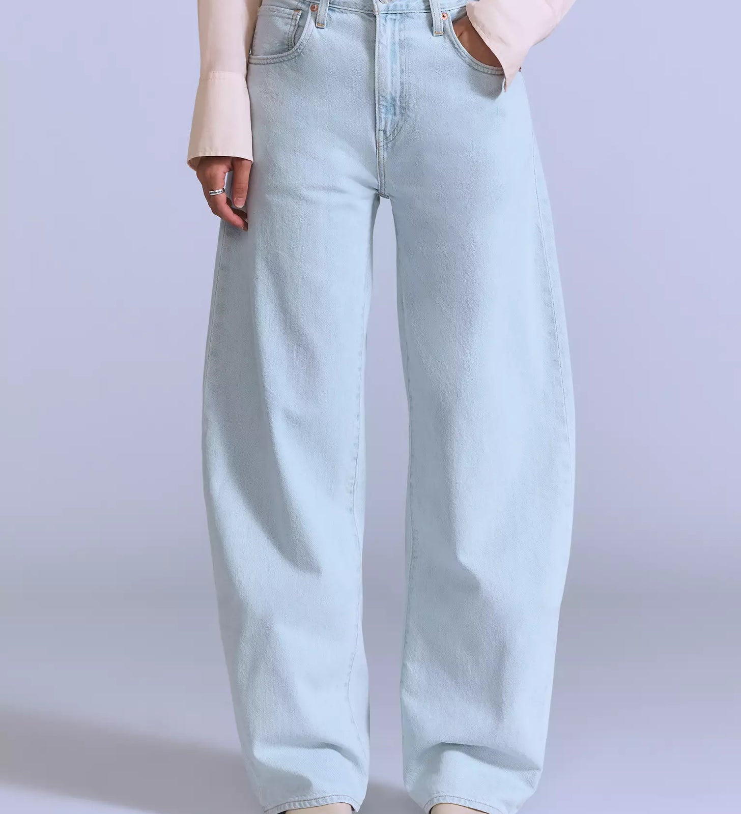 levi's® blue tab™ drop barrel 牛仔褲 | 女裝 003J400072429 Light Indigo – Levi's 香港