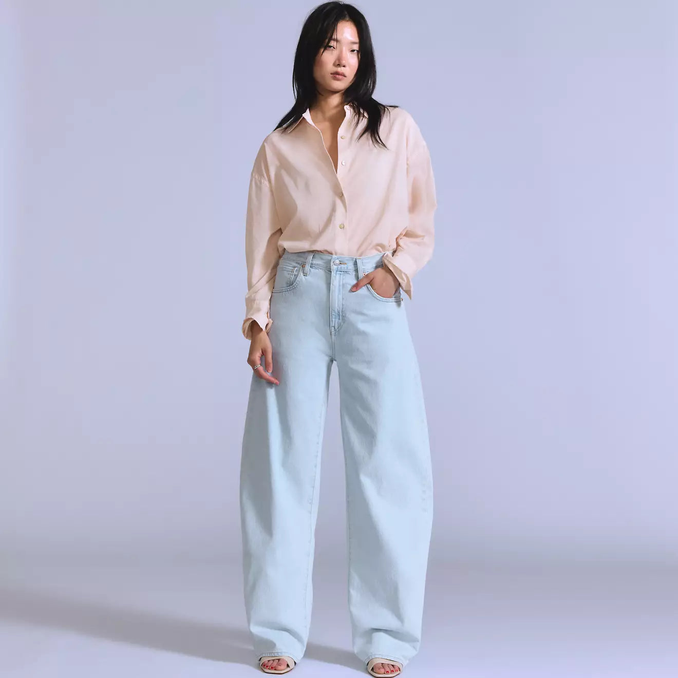 levi's® blue tab™ women's drop barrel jeans 003J400072429 Light Indigo – Levi's Hong Kong