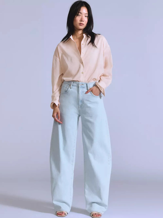 levi's® blue tab™ women's drop barrel jeans 003J400072429 Light Indigo  – Levi's Hong Kong