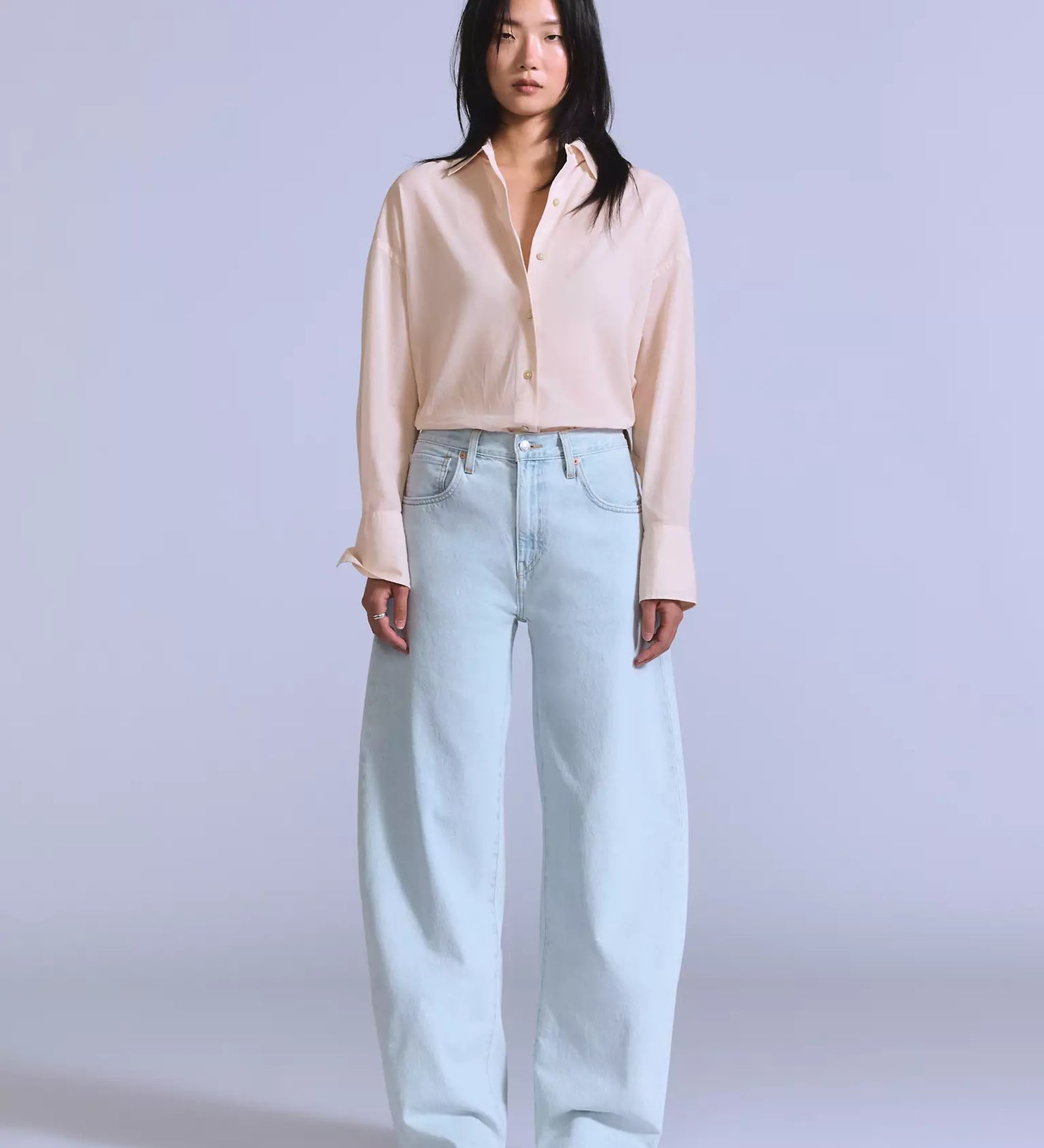 levi's® blue tab™ drop barrel 牛仔褲 | 女裝 003J400072429 Light Indigo – Levi's 香港