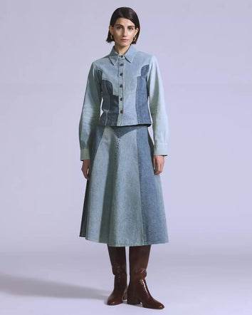 levi's® blue tab™ roper 裙 | 女裝 004TA000024- Medium Indigo  – Levi's 香港