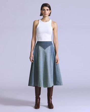 levi's® blue tab™ roper 裙 | 女裝 004TA000024- Medium Indigo  – Levi's 香港