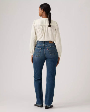 levi's® easy dad 牛仔褲 | 女裝 005DC00042930 Medium Indigo  – Levi's 香港